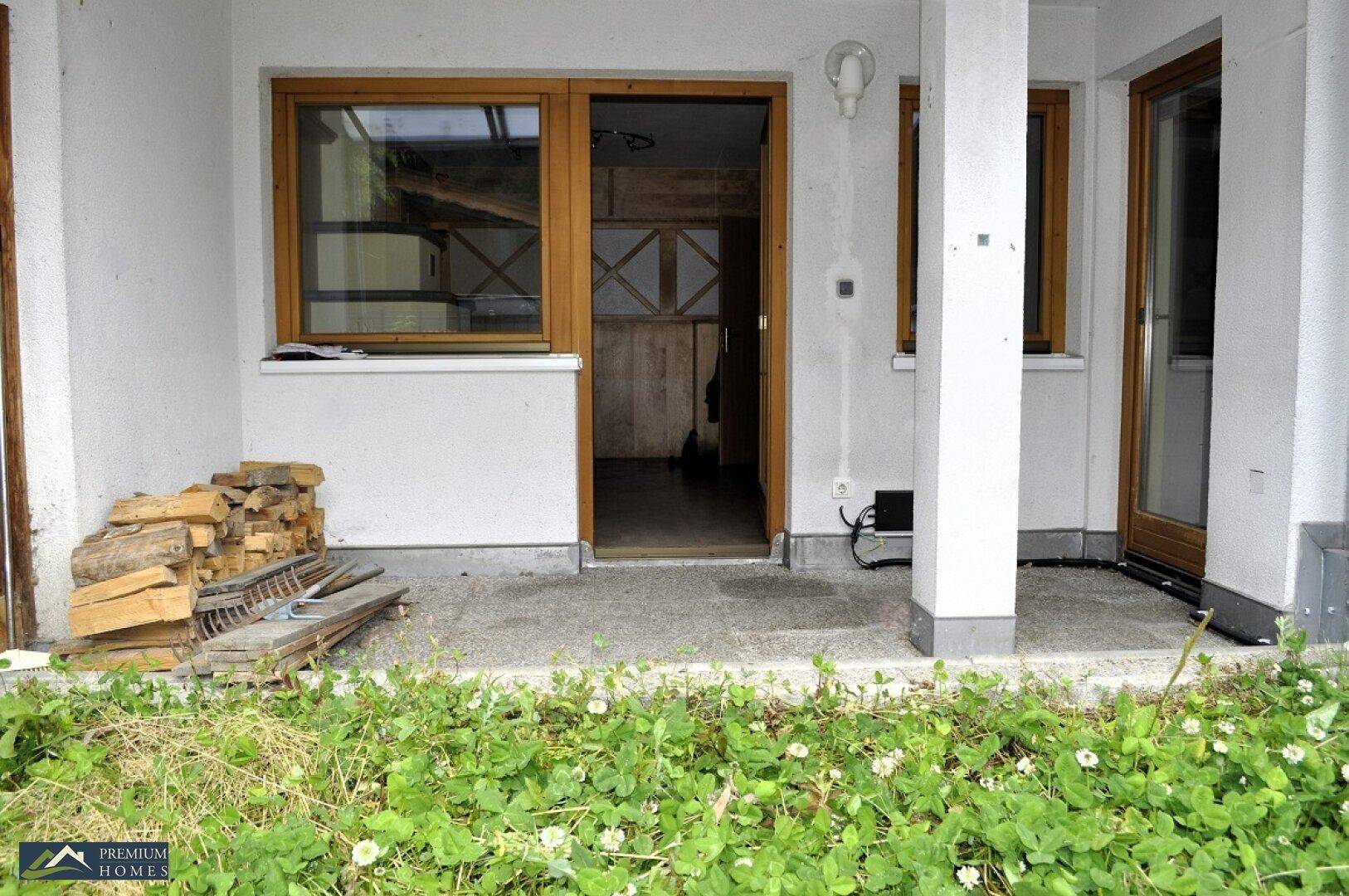 FINKENBERG - Au - idyllische Gartenwohnung - Terrasse und Gartenblick