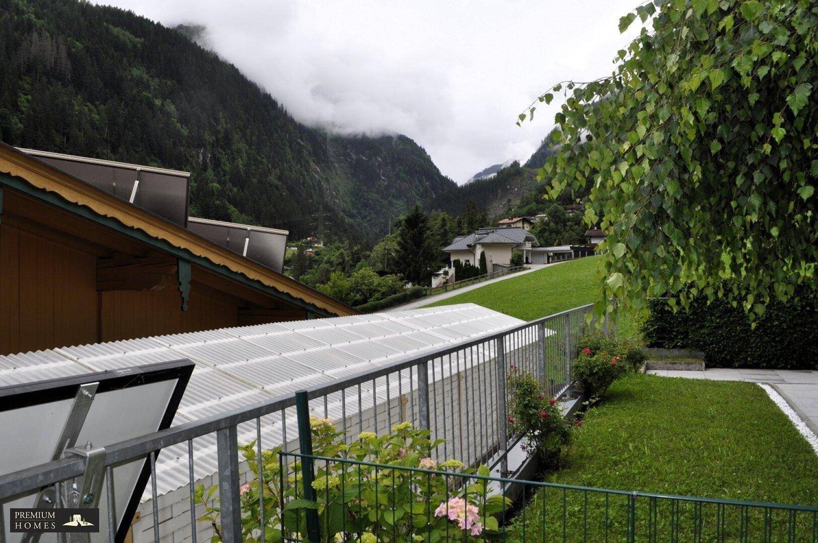 FINKENBERG - Au - idyllische Gartenwohnung - Terrasse und Landschaftsbild