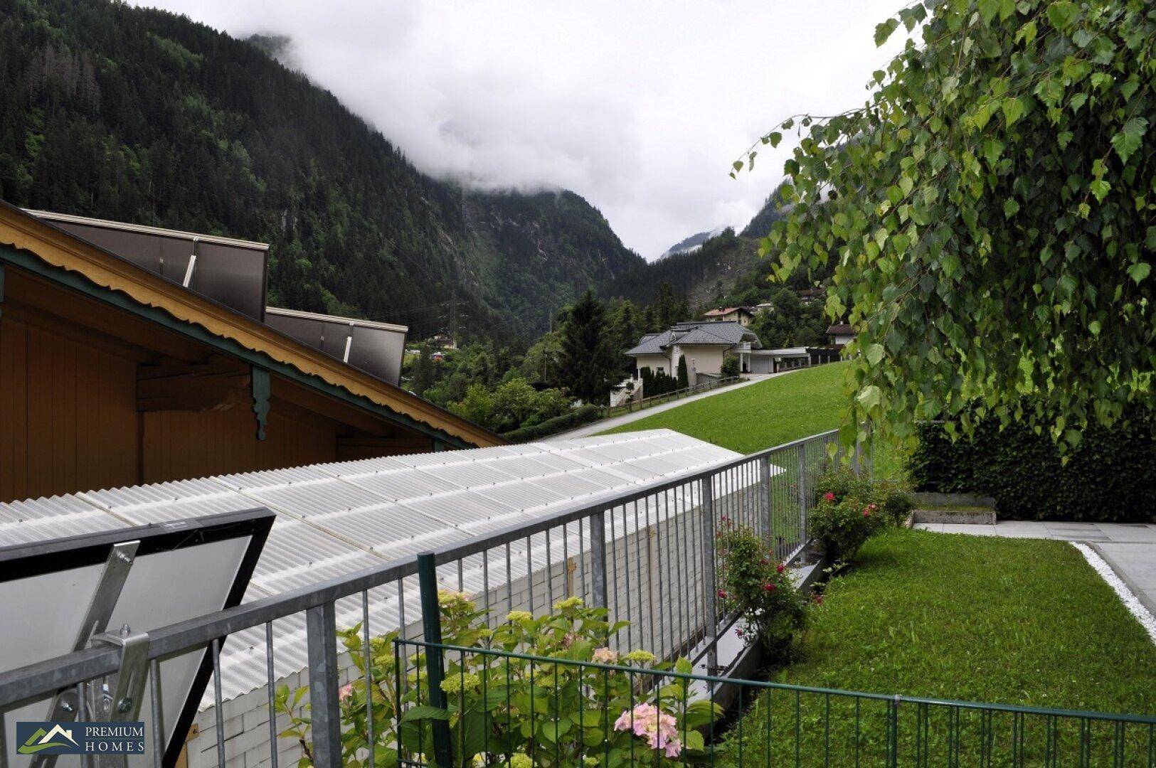 FINKENBERG - Au - idyllische Gartenwohnung - Terrasse und Landschaftsbild