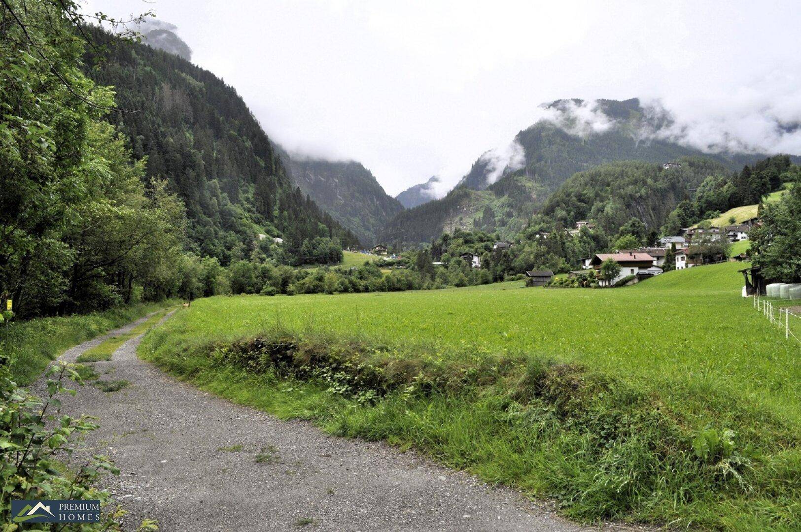 FINKENBERG - Au - idyllische Gartenwohnung - Landschaftsbild