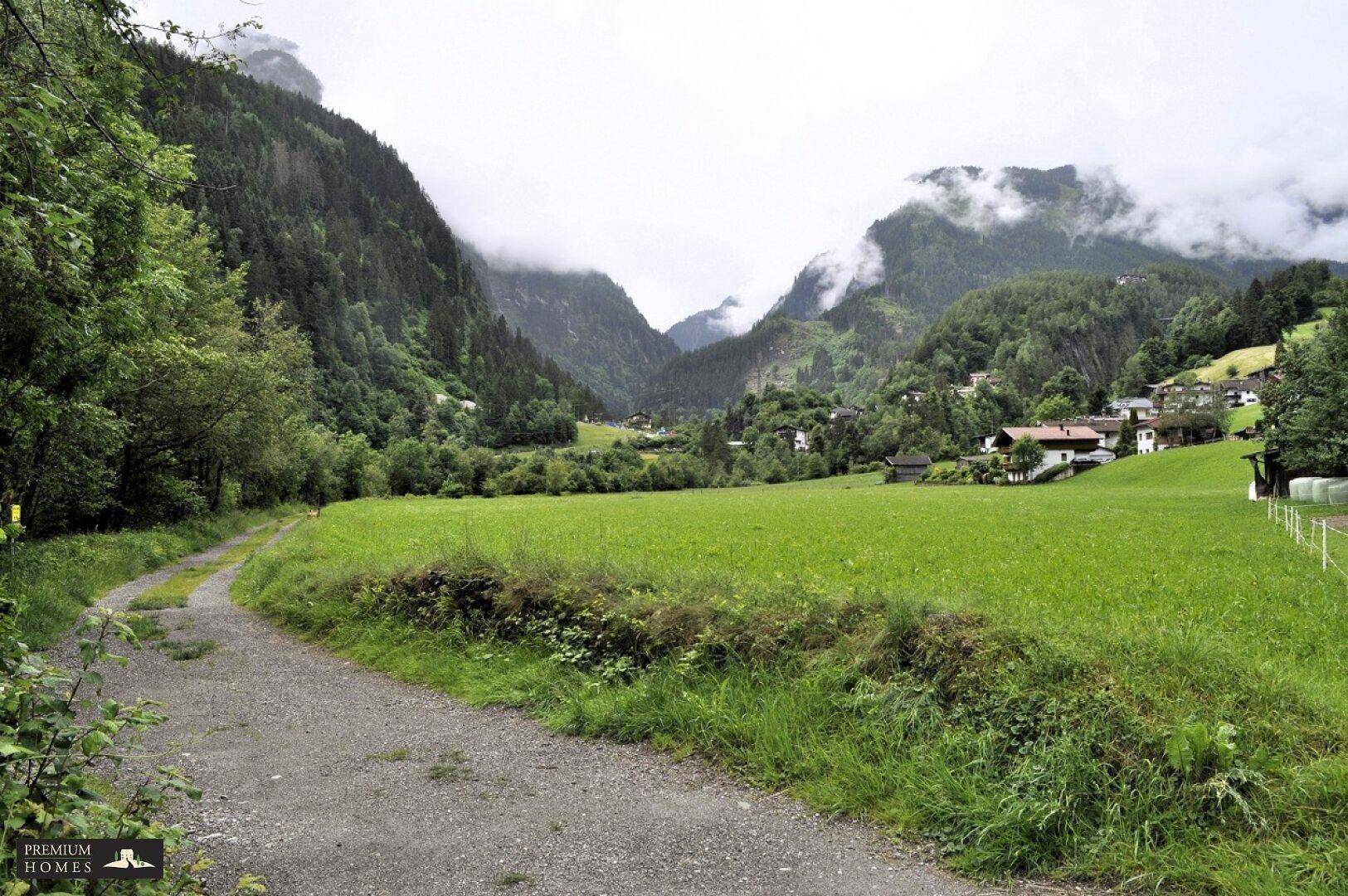 FINKENBERG - Au - idyllische Gartenwohnung - Landschaftsbild