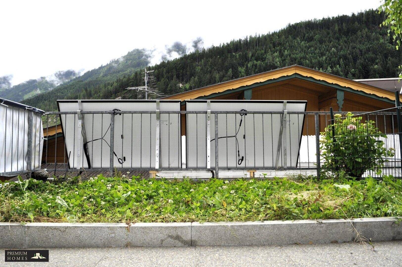 FINKENBERG - Au - idyllische Gartenwohnung - Terrasse und Gartenblick mit Photovoltaik