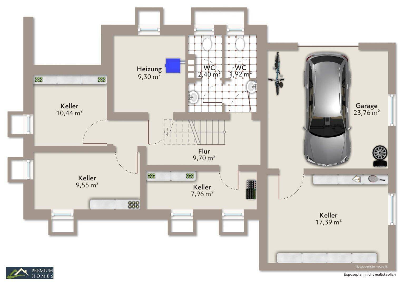 NIEDERAU - Einfamilienhaus - Sanierungsobjekt - in sonniger Lage - Kellergeschoss