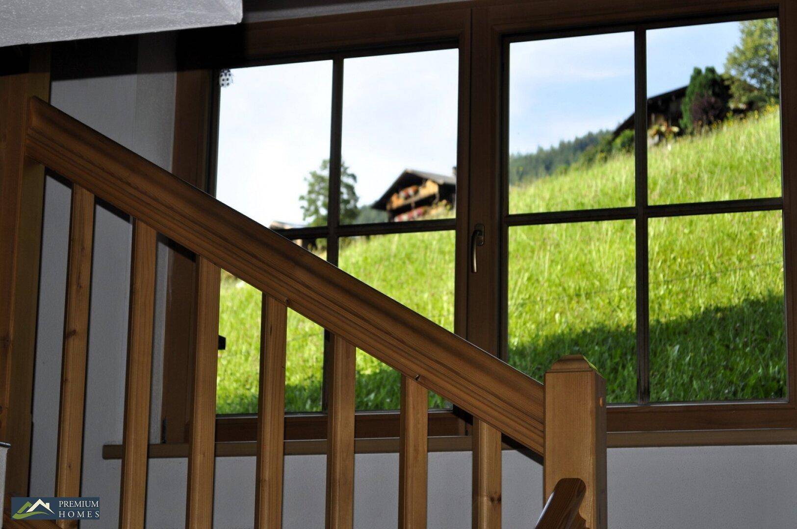 ALPBACH - Inneralpbach - Eigentumswohnung - Aussicht im Treppenhaus