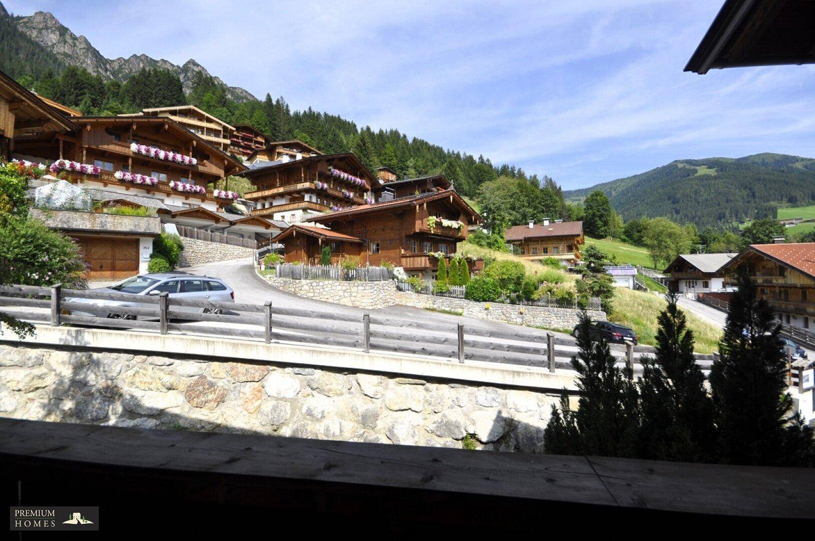 Alpbach - 2 Zimmer Wohnung im 1. OG - Aussicht Balkon 1