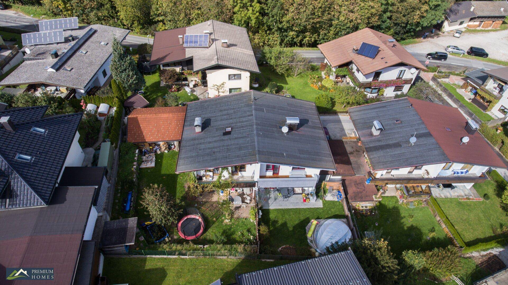 Angerberg - Doppelhaushälfte mit Garten - Luftanscht