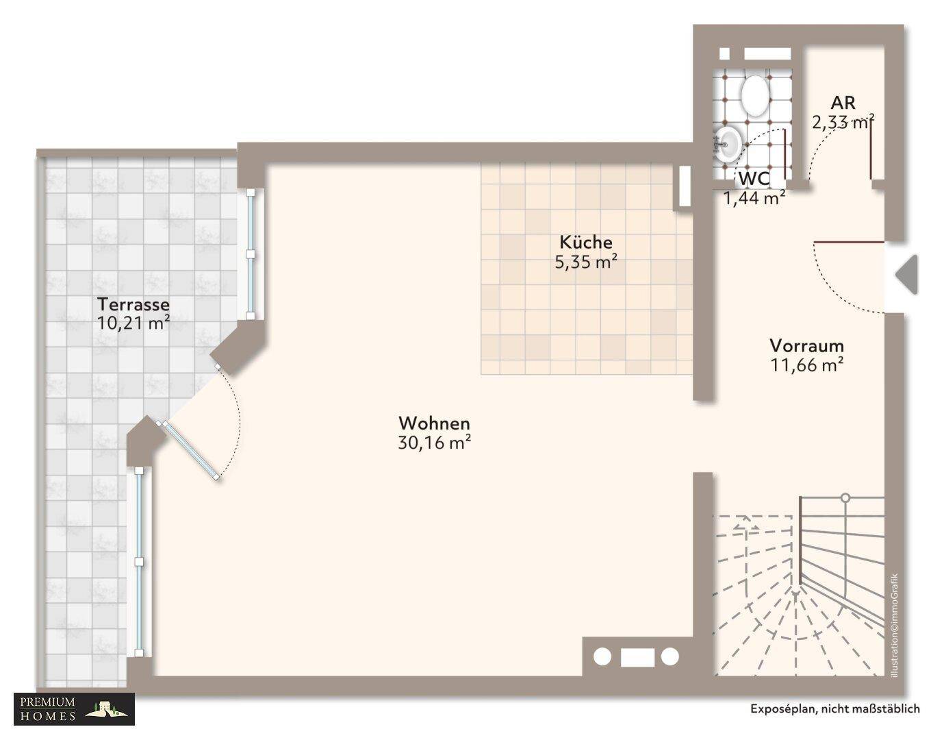 KUFSTEIN - Moderne Maisonette-Wohnung - OG1