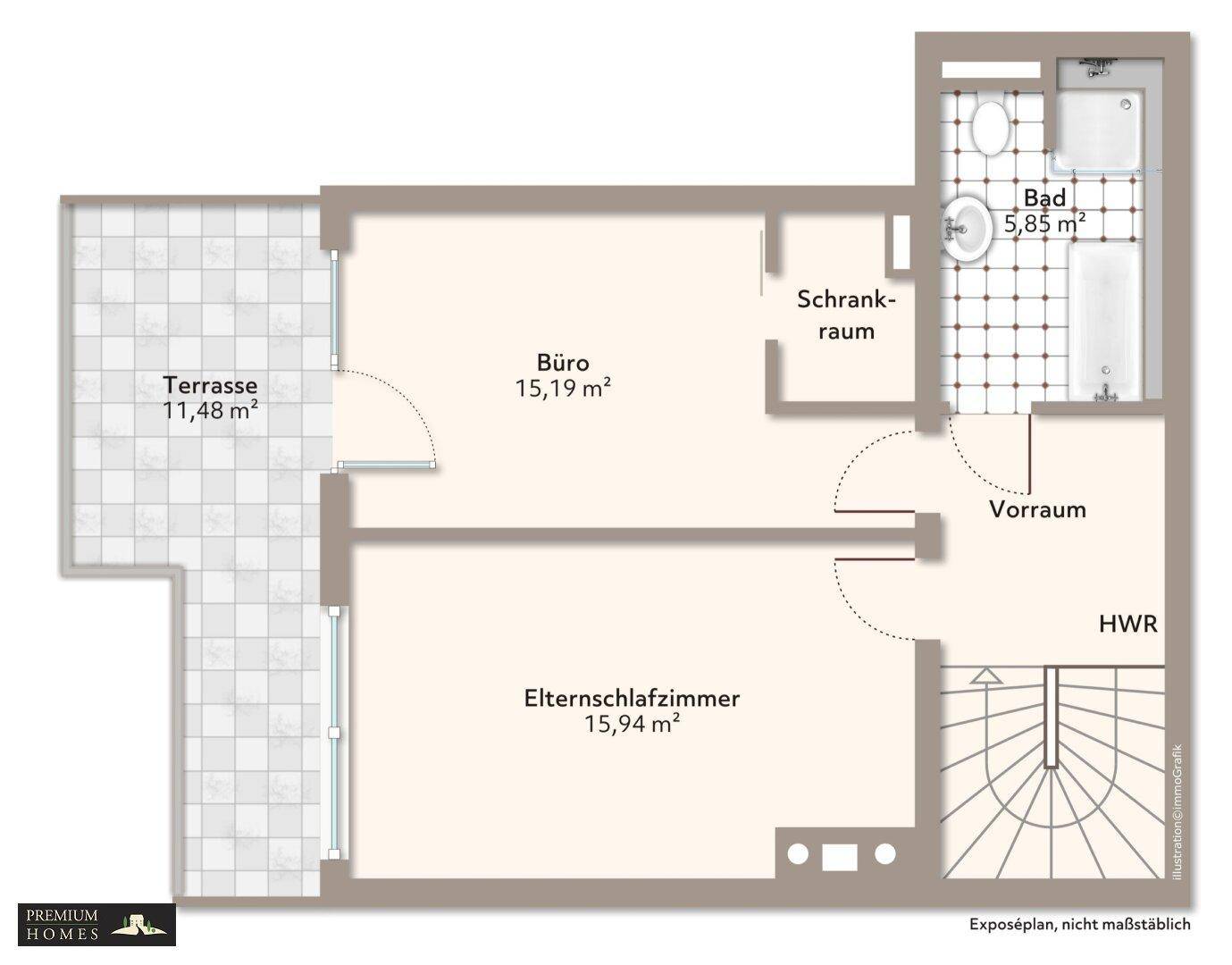 KUFSTEIN - Moderne Maisonette-Wohnung - OG2