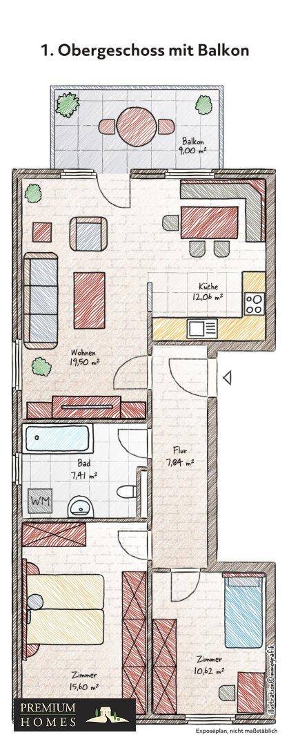 WATTENS - Attraktive 74m² Wohnung - Balkon mit schönem Lichteinfall