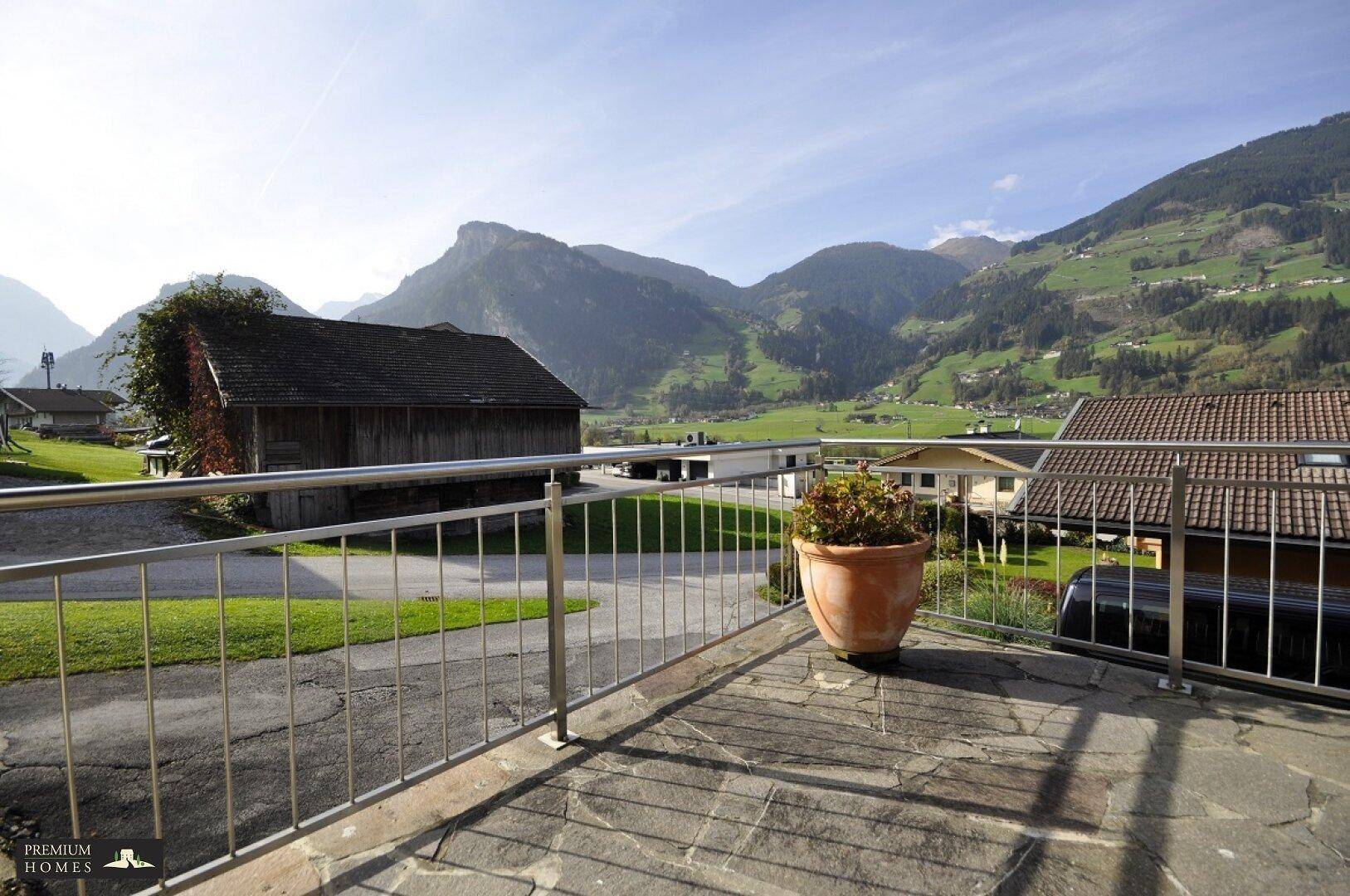 Ramsau im Zillertal - Terrassen-Landschaftsblick