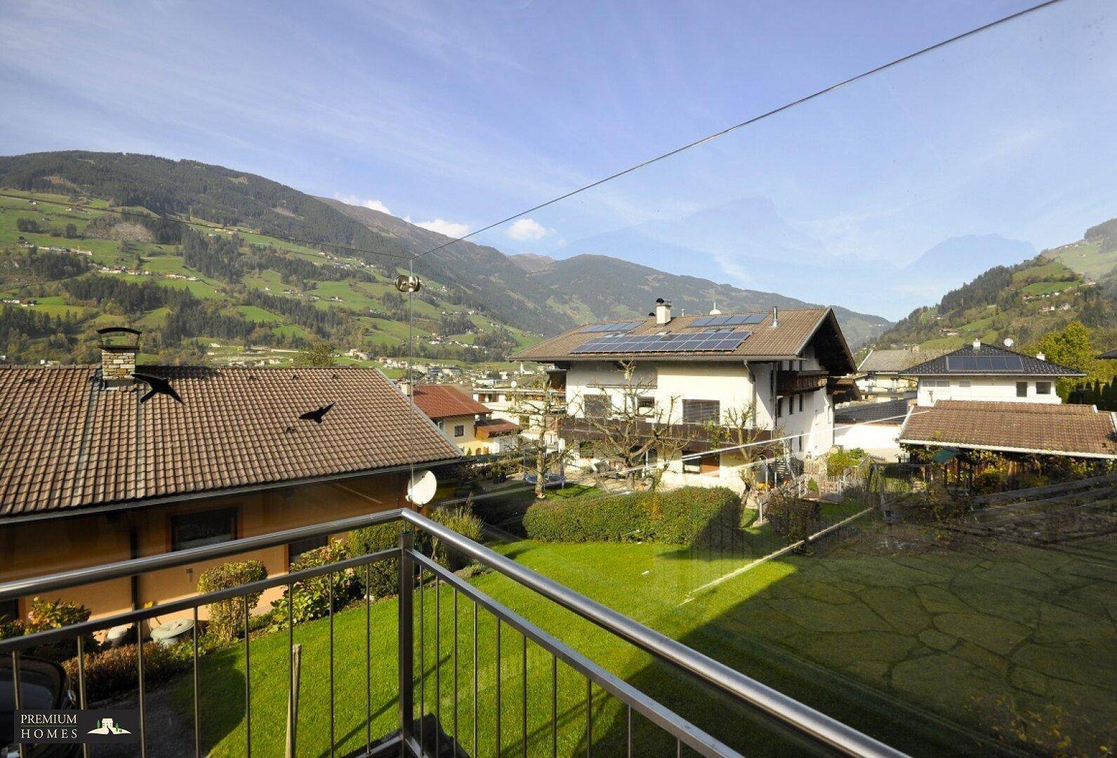 Ramsau im Zillertal - Terrassenblick Richtung Nordosten