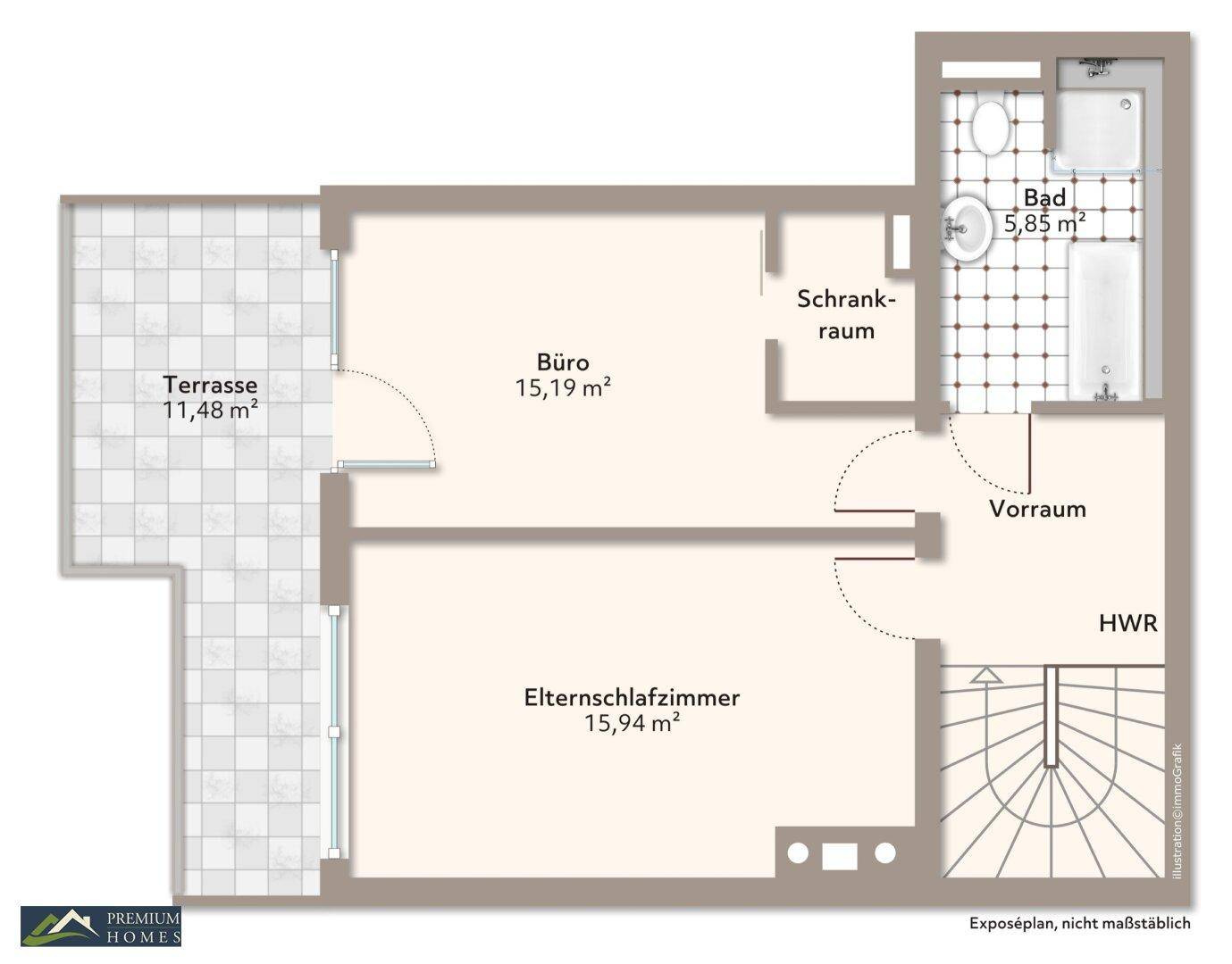 KUFSTEIN - Moderne Maisonette-Wohnung - OG2