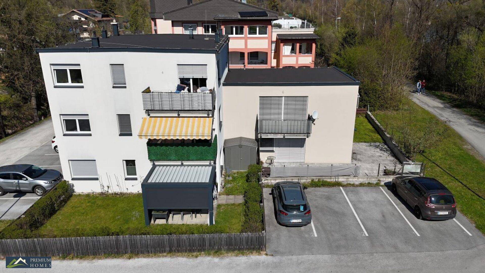BREITENBACH am Inn - Dorfzentrum - 3 Zimmer Gartenwohnung - Ansicht WEST