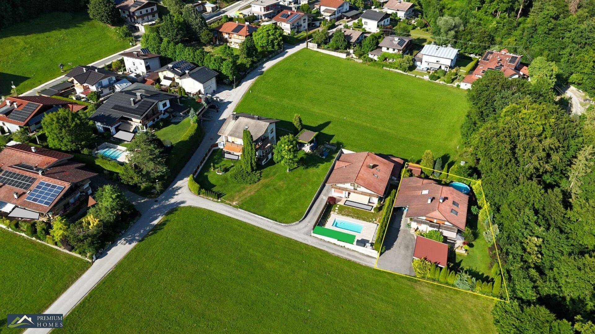 Einfamilienwohnhaus - Vogelperspektive