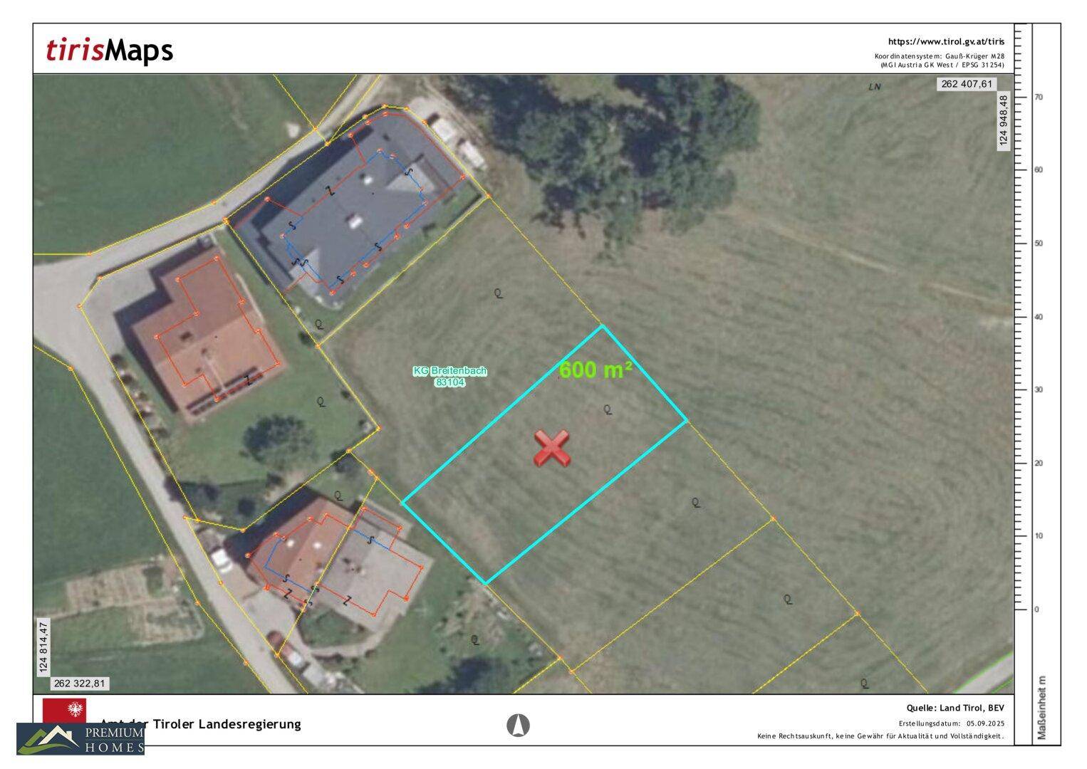 BREITENBACH am Inn - KLEINSÖLL - 600 m² Baugrundstück