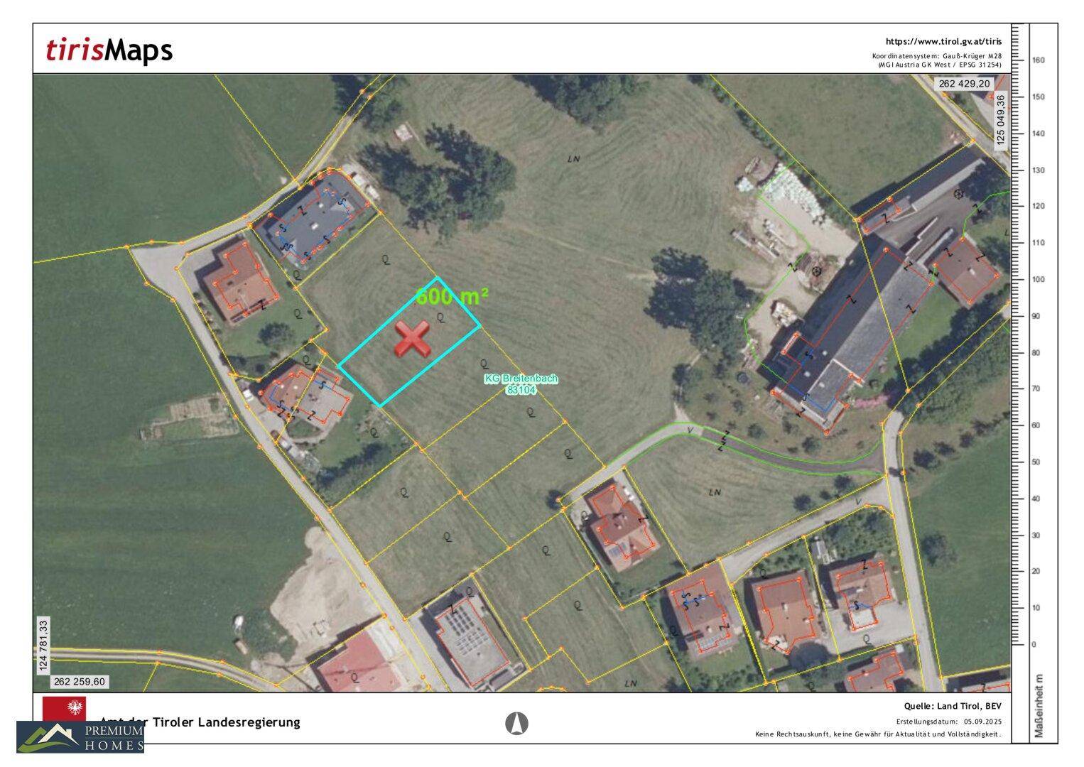 BREITENBACH am Inn - KLEINSÖLL - 600 m² Baugrundstück