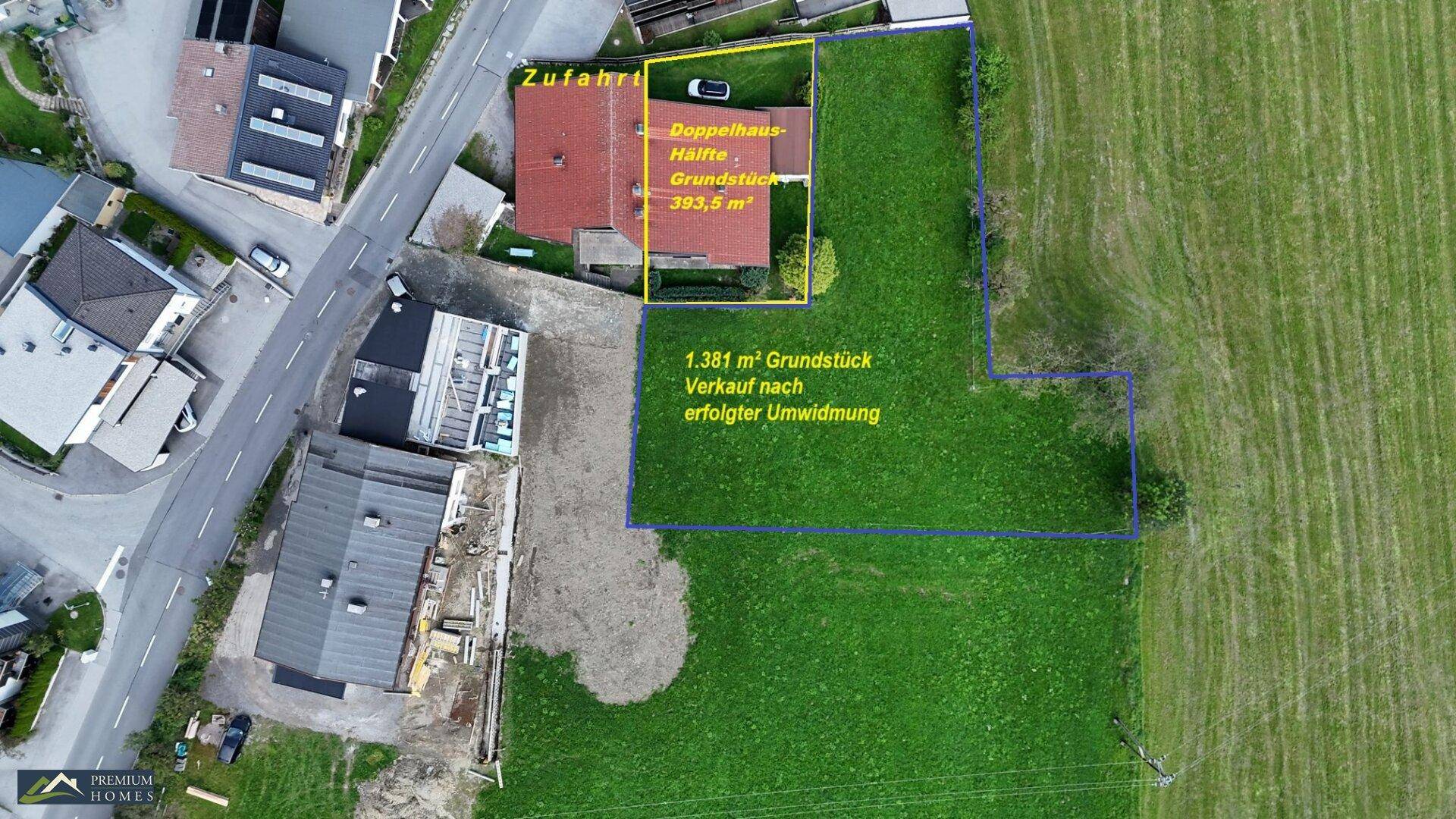 FÜGENBERG - Doppelhaushälfte in Aussichtslage