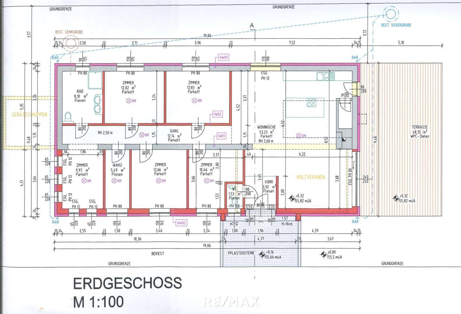 Grundriss BUNGALOW