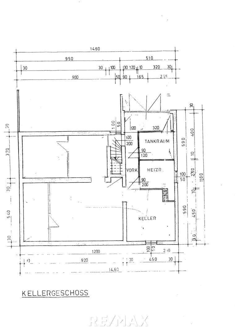 Plan Kellergeschoss