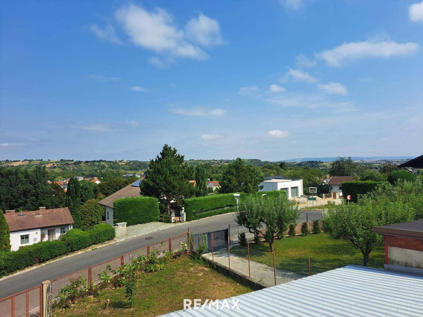 Ausblick vom Balkon