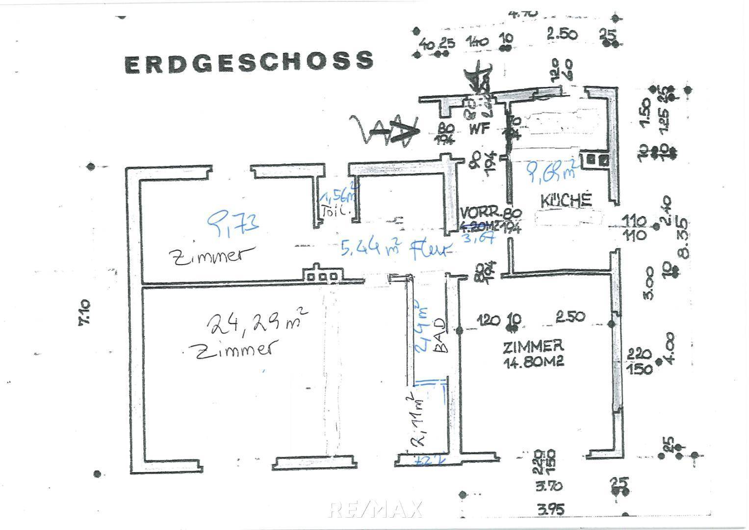 Plan Erdgeschoss