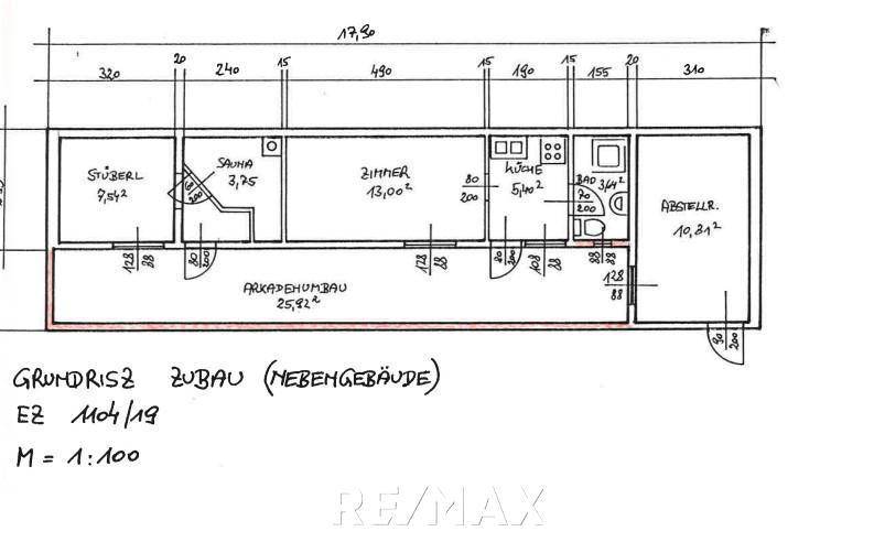 Plan Nebengebäude