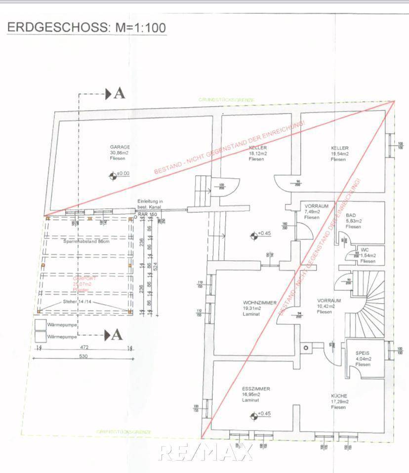 Plan Erdgeschoss