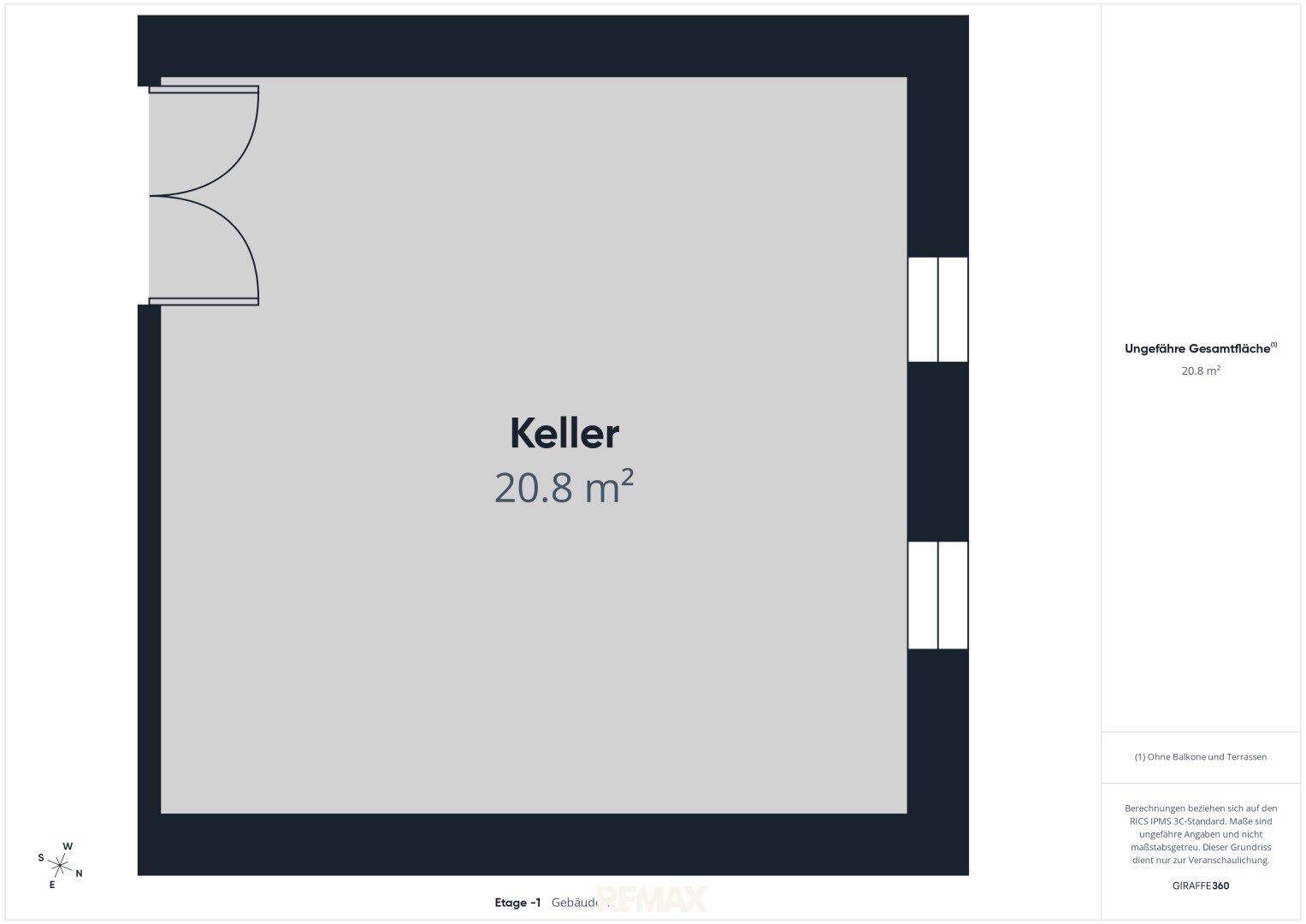 Grundriss Keller