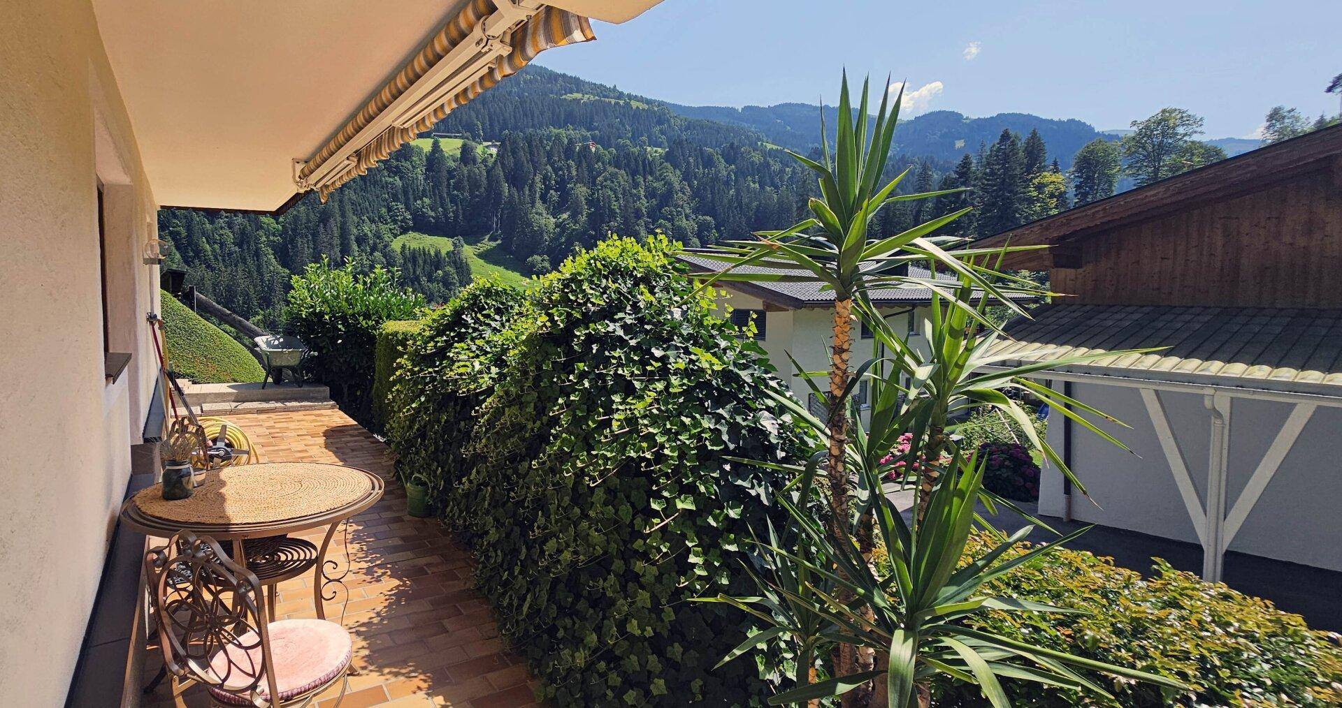 schöne Terrasse Einliegerwohnung, Haus in Hopfgarten