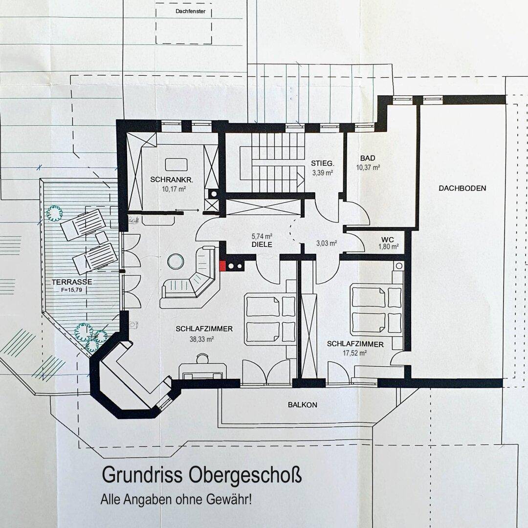 Grundriss OG, Exklusives Architektenhaus mit Innenpool Rettenschöss