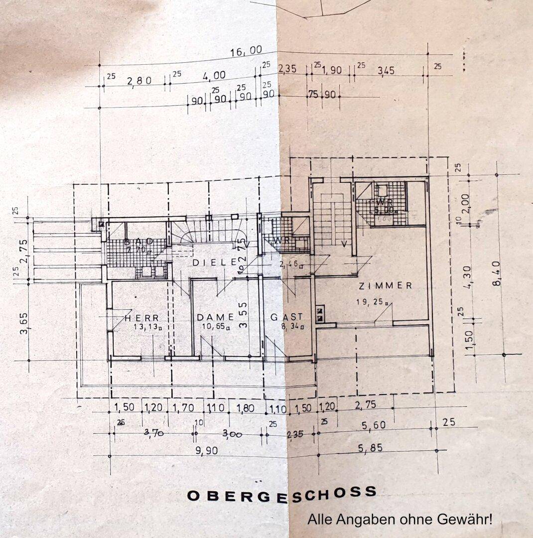 Grundriss OG, Grundstück mit Altbestand und Freizeitwohnsitz in Rettenschöß