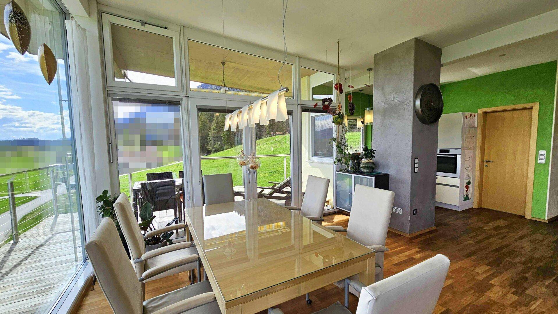 Essbereich und Balkon/Terrasse, Wohnung3 DG, Mehrfamilienhaus Angerberg