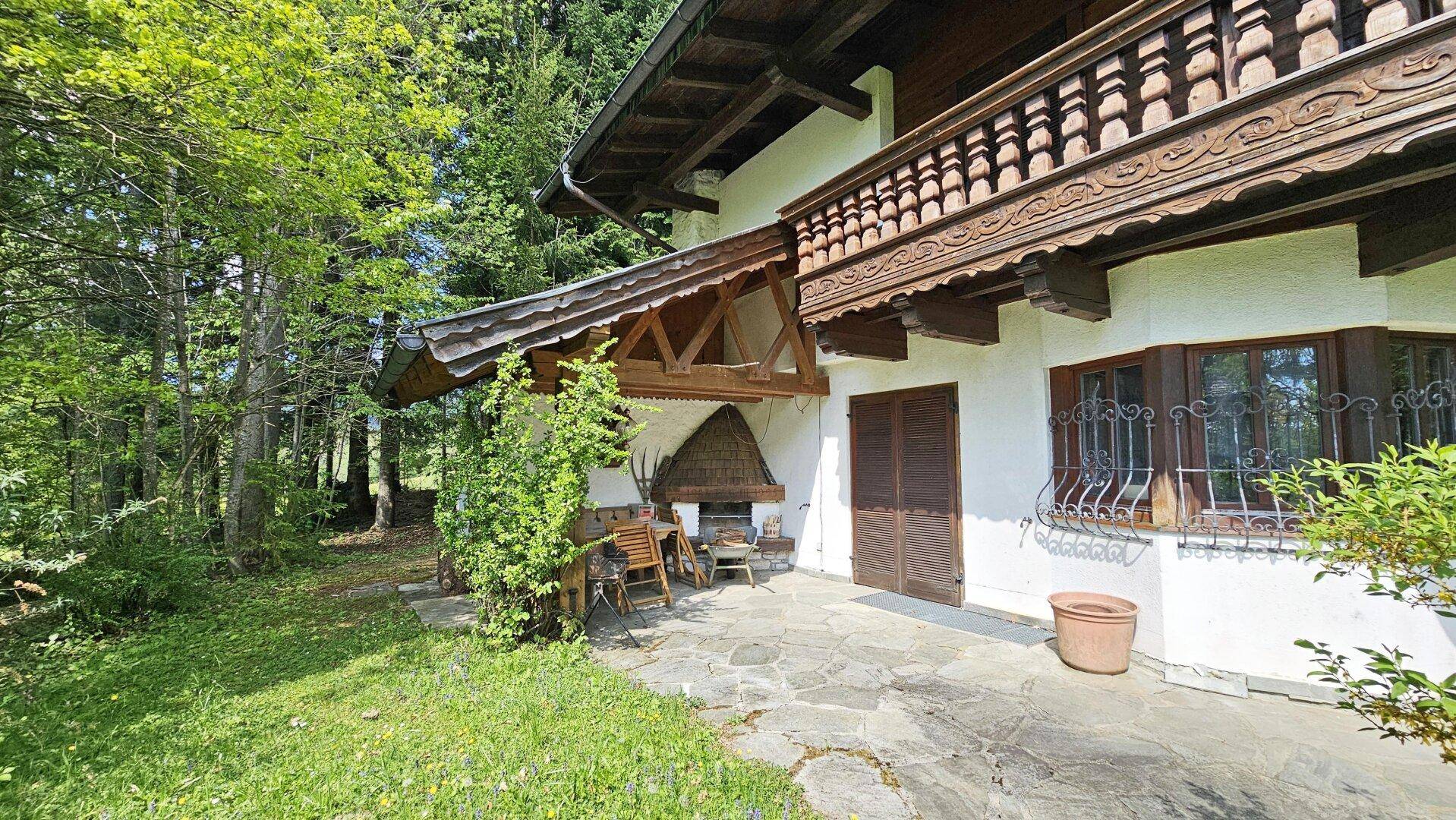 Freisitz und Terrasse, Grundstück mit Altbestand und Freizeitwohnsitz, Rettenschöß