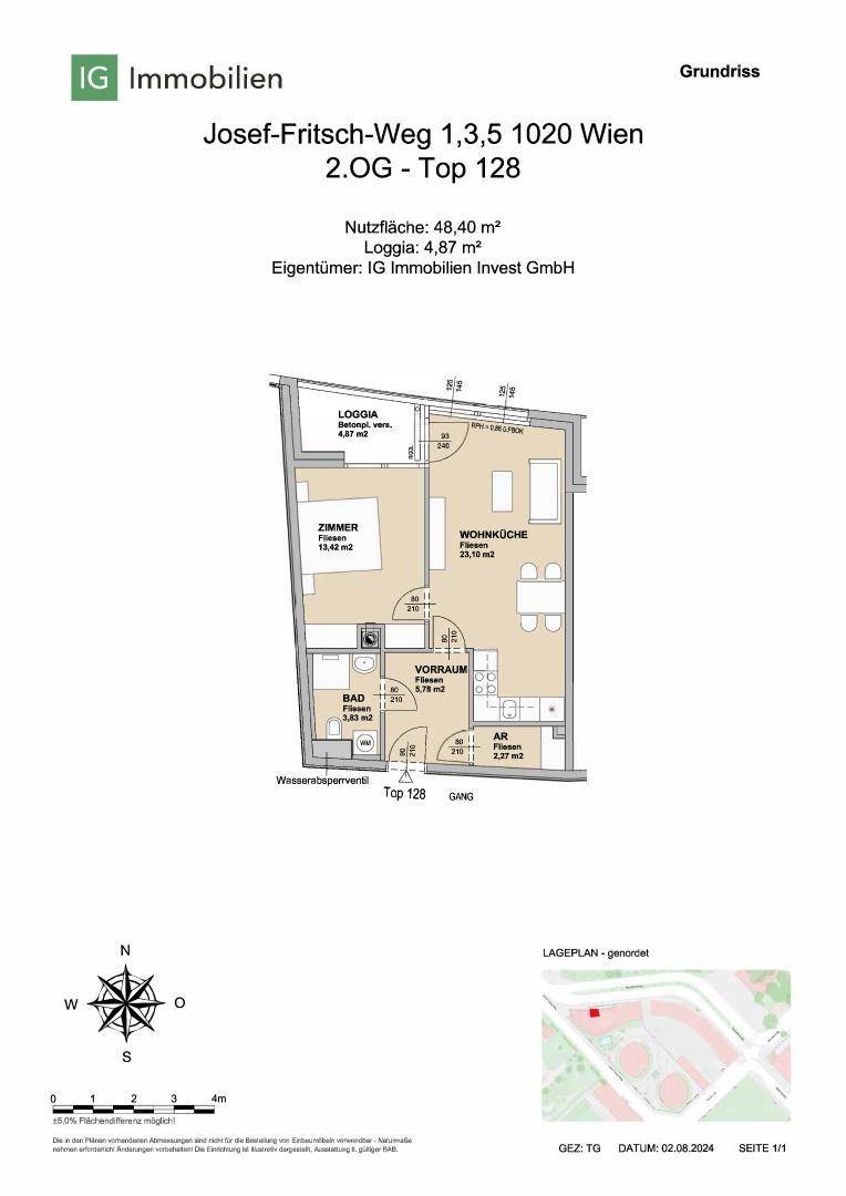 Grundriss Josef-Fritsch Weg 1 Top 128