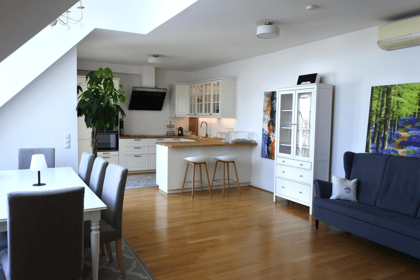 Loftartiger Wohnraum