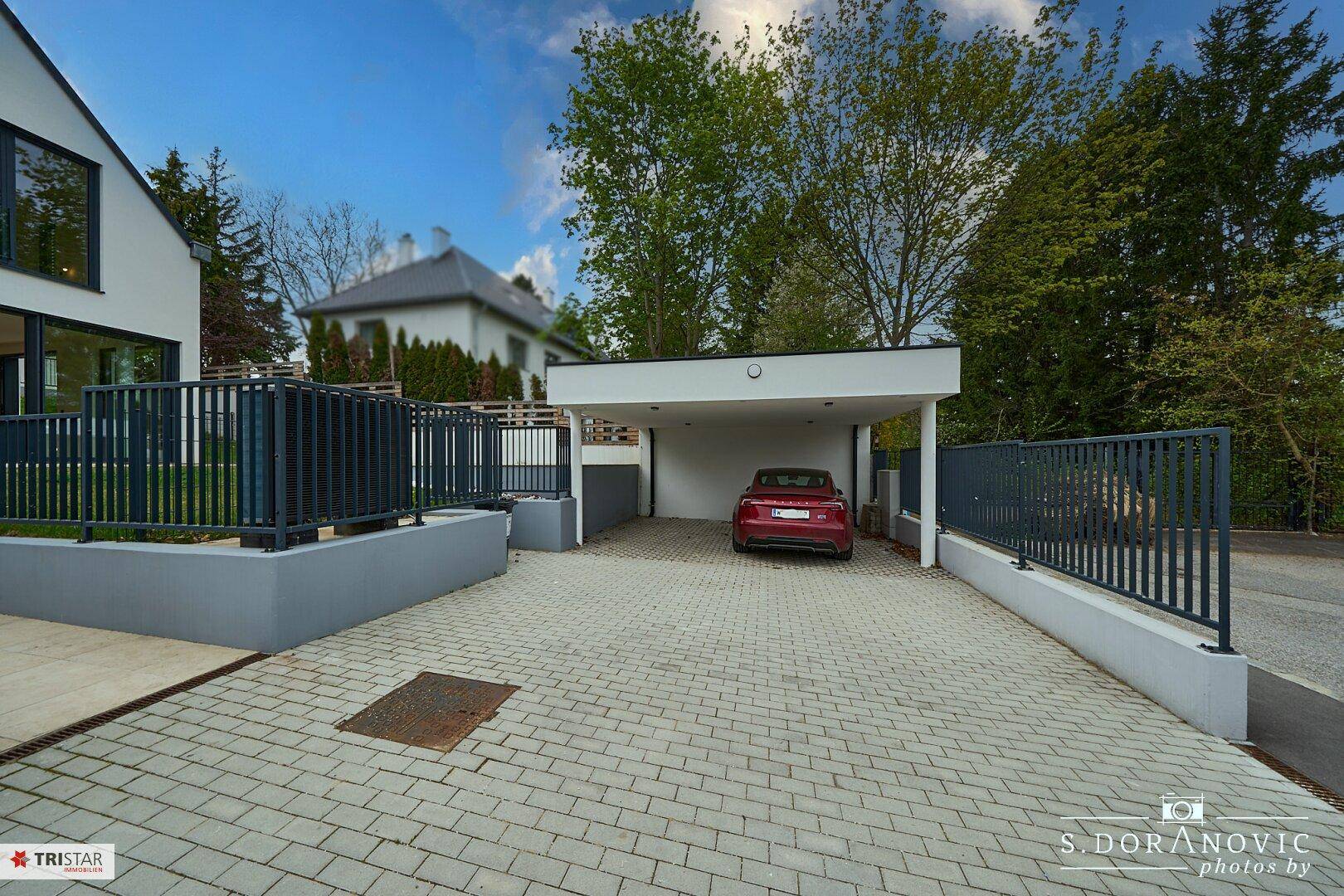 NEU! ++ Gießhübl/Maria Enzersdorf ++ Exklusives Haus mit Pool, Garten, Dachterrasse &amp; 2 Carport-Stellplätzen ++ Vollunterkellert ++ inkl. Küche ++ - Ansicht 6