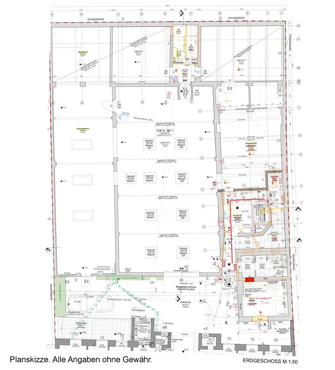 Zentrale Lagermöglichkeit! 456 m² Halle! Geschützt und sicher! - Vue 4
