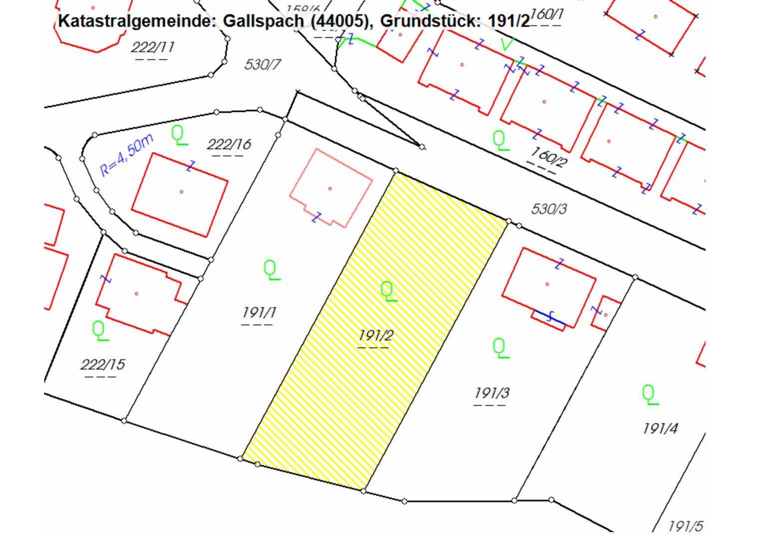 Verkauf eines sehr schönen Baugrundes in ruhiger und grüner Siedlungslage von Gallspach - Mehr