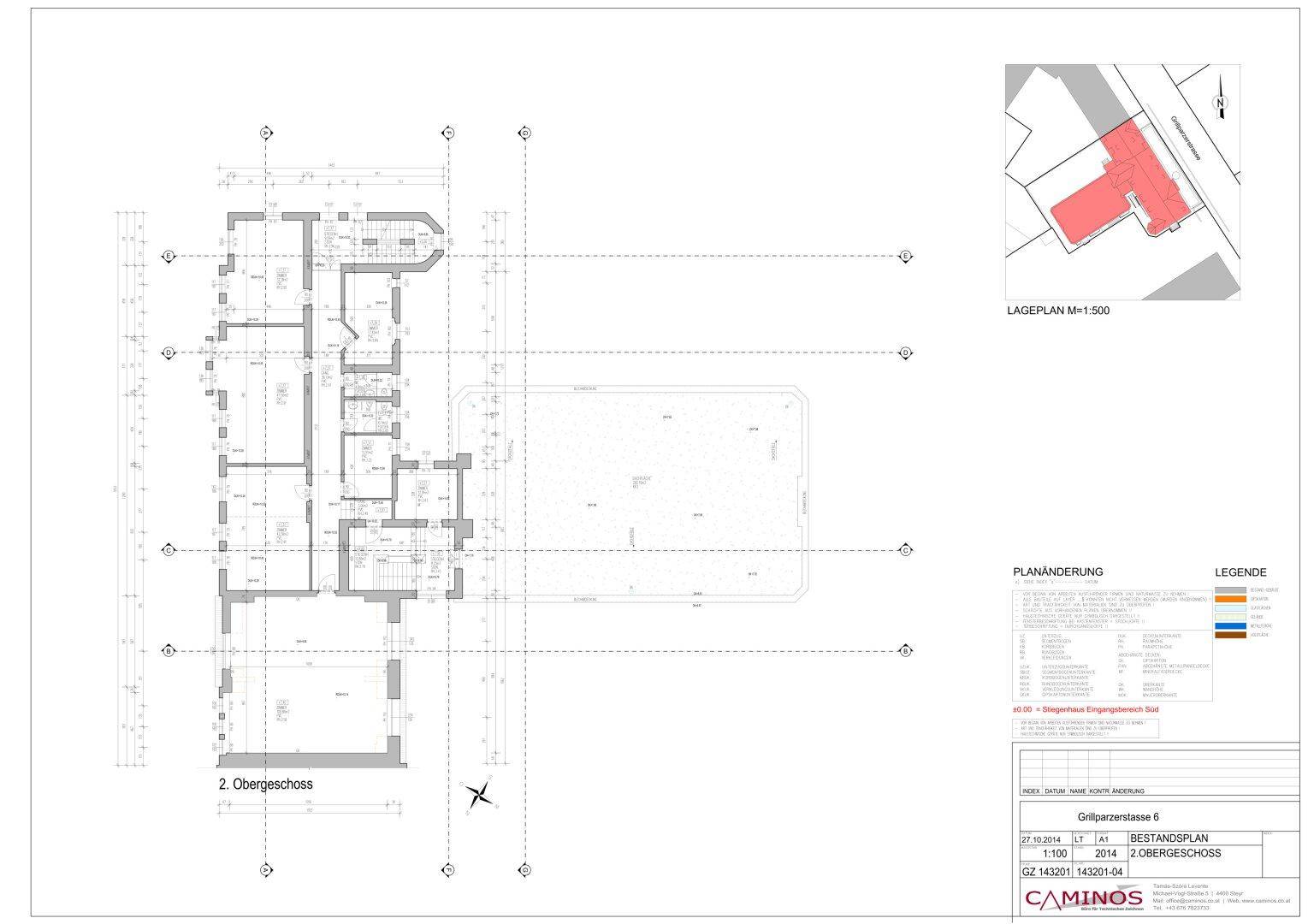 Grundriss des zweiten Obergeschosses mit detaillierter Raumaufteilung und Fensterpositionen.