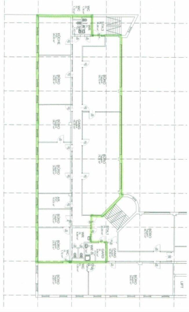 Plan Büro 2.OG/ca. 372,17m²