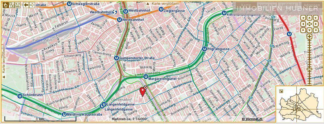 Lageplan mit Öffis