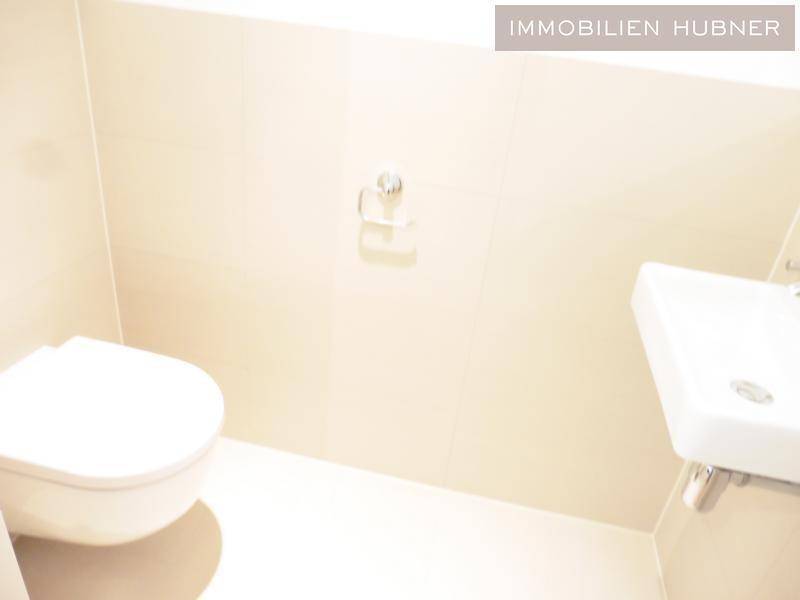 modernes WC mit Waschbecken