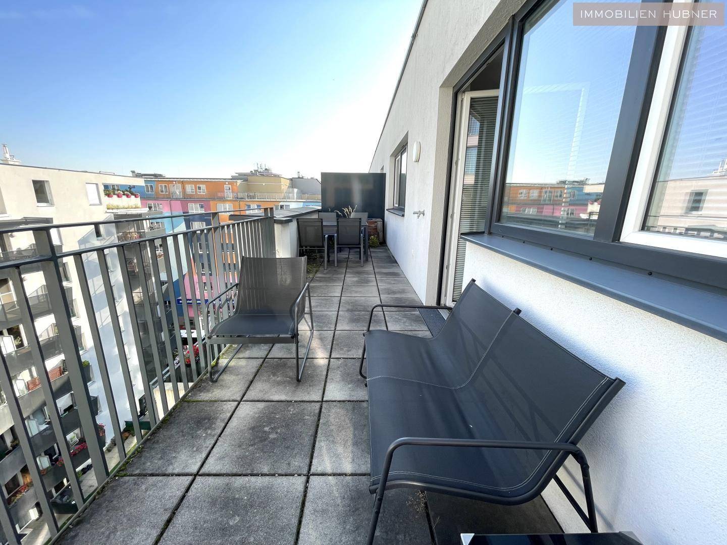 7.OG!!! 19m² Terrasse! DG-Wohnung Nähe Hauptbahnhof im Sonnwendviertel!! - Ansicht 5