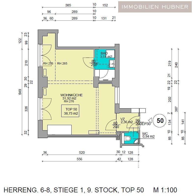 Grundriss Top 1-50