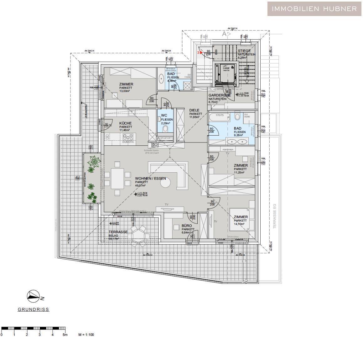 Grundriss Penthouse Top 3