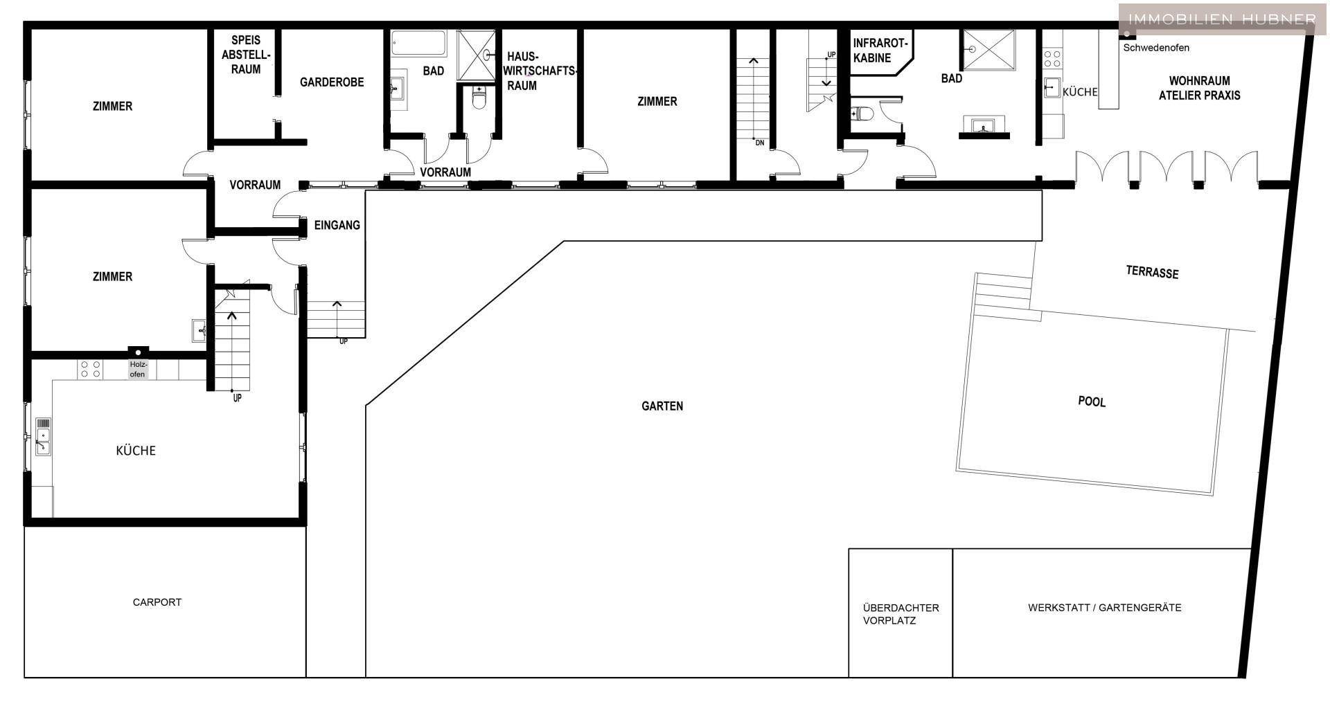 Plan Erdgeschoß