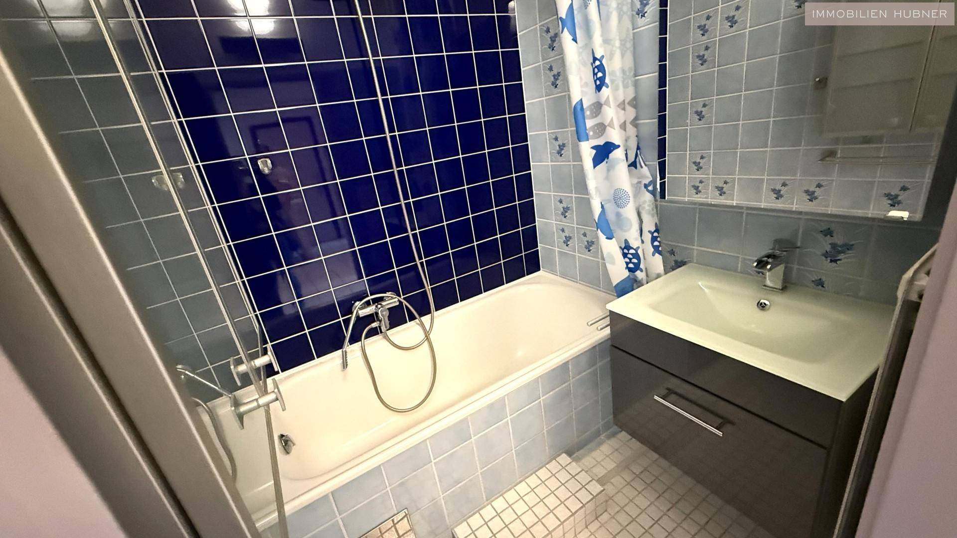 Badezimmer im Vintage-Stil