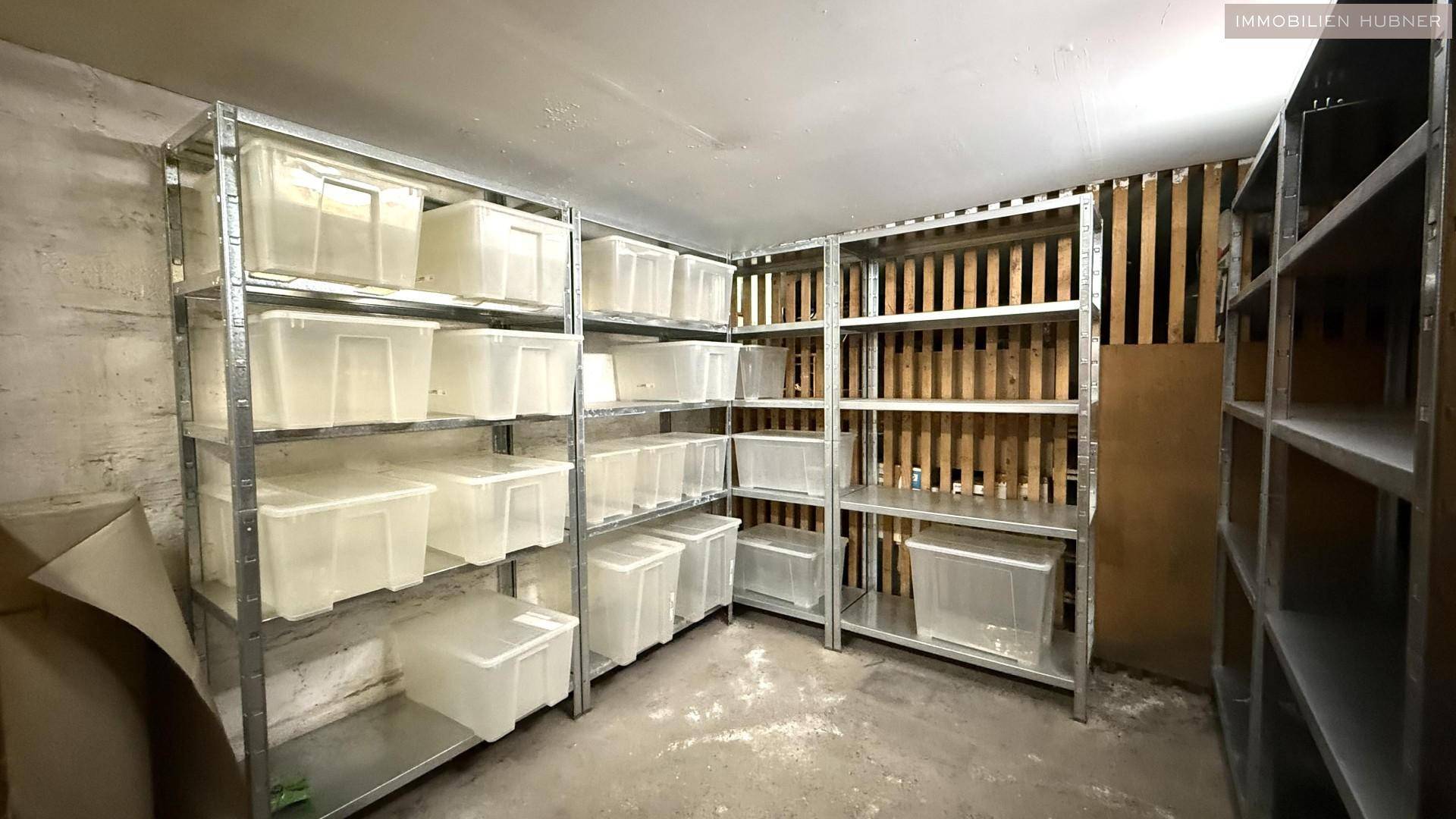 Einlagerungsraum im Keller
