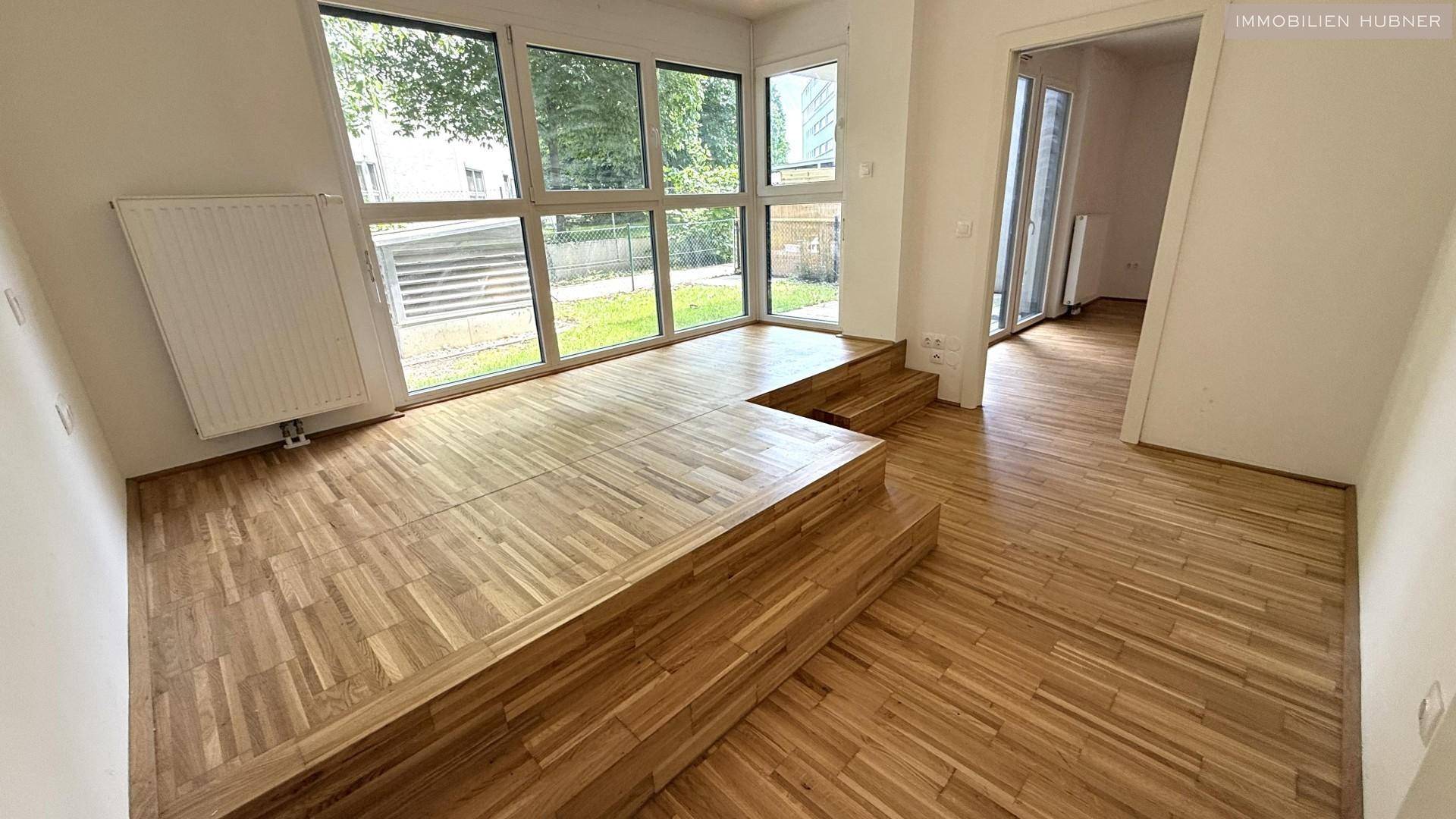 Schlafzimmer mit Plateau