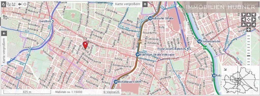 Lageplan und Öffis